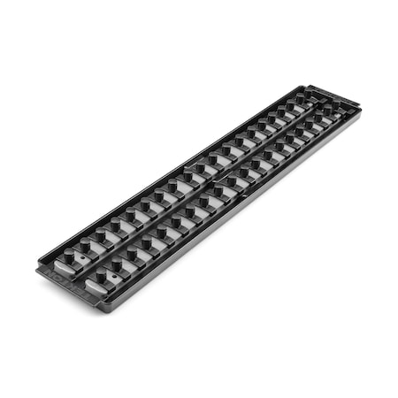 Tekton 3/8 Inch Drive 2-Rail Socket Organizer Set, Gray (40-Tool) OST13340